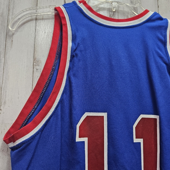 Vintage MacGregor Sand Knit Detroit Pistons Sleeveless Jersey #11 Isiah Thomas - Picture 11 of 11